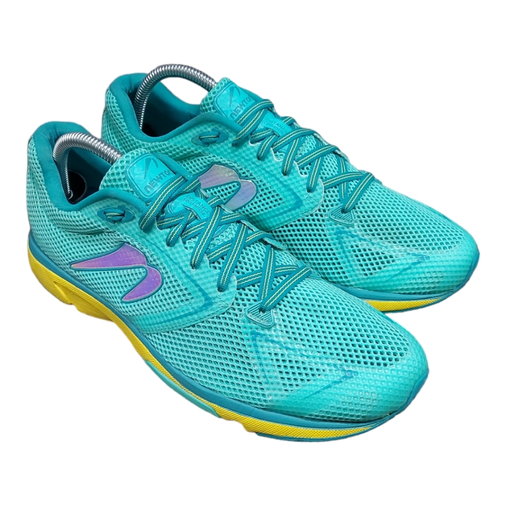 Newton Women's Distance Turquoise Running Shoe Sz 10 US